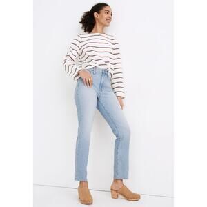 The Perfect Vintage Jean in Fiore Wash womens high rise sz 26 light blue FLAWS